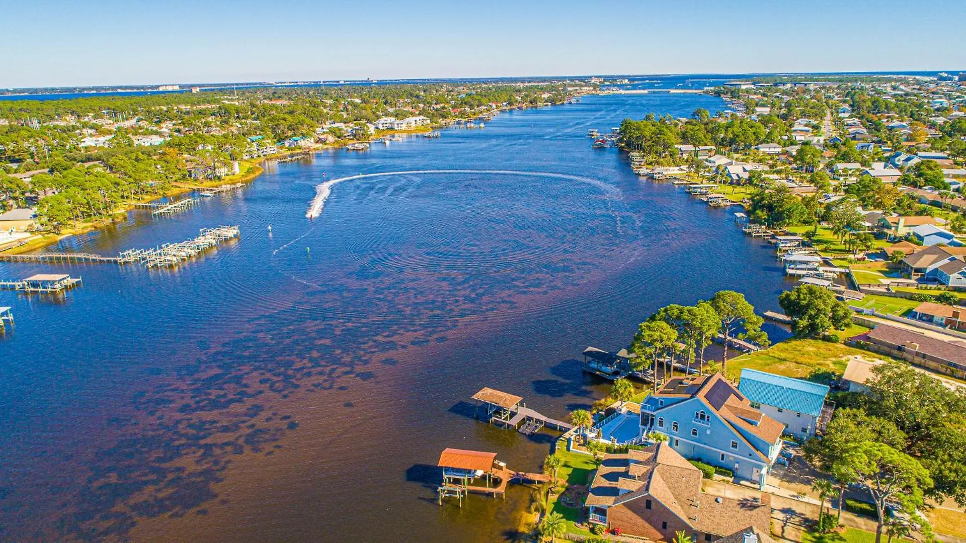 Dancin On The Waves On Lagoon Boat Dock, Pool, Firepit Panama City Beach Σπίτι διακοπών